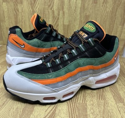 Nike Mens Air Max 95 FAMU Size 11 Black Green Orange II7272-001 Brand New