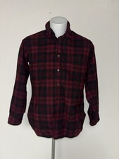 Pendleton Vintage Woolen Mills Plaid shirt 100 virgin wool Men  s M Great Co