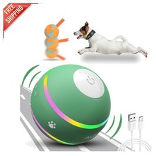 Rechargeable Dog Ball with Two Play Modes - Ideal for Indoor and Outdoor Use