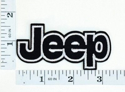 Embroidered Patch - Iron-on - Black/Grey - Off-Road - 4X4 - Rally Racing - Jeep