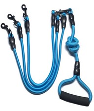 Heyllou 3 in 1 Durable Nylon Dog Leash with Padded Handle, 360  Swivel No Tangle