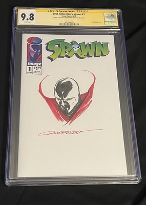 CGC SS 9.8~30th Anniversary Spawn #1~ORIGINAL sketch art Alessandro Cappuccio