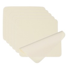 6 Pcs 6.9" x 5.7" Glasses Cleaning Cloth Microfiber Eyeglasses Cloth Beige