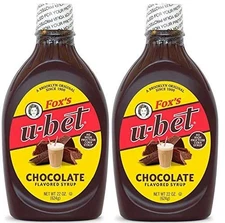 Fox's U-Bet Original Chocolate Flavor Syrup, 22 Oz, (Pack Of 2)