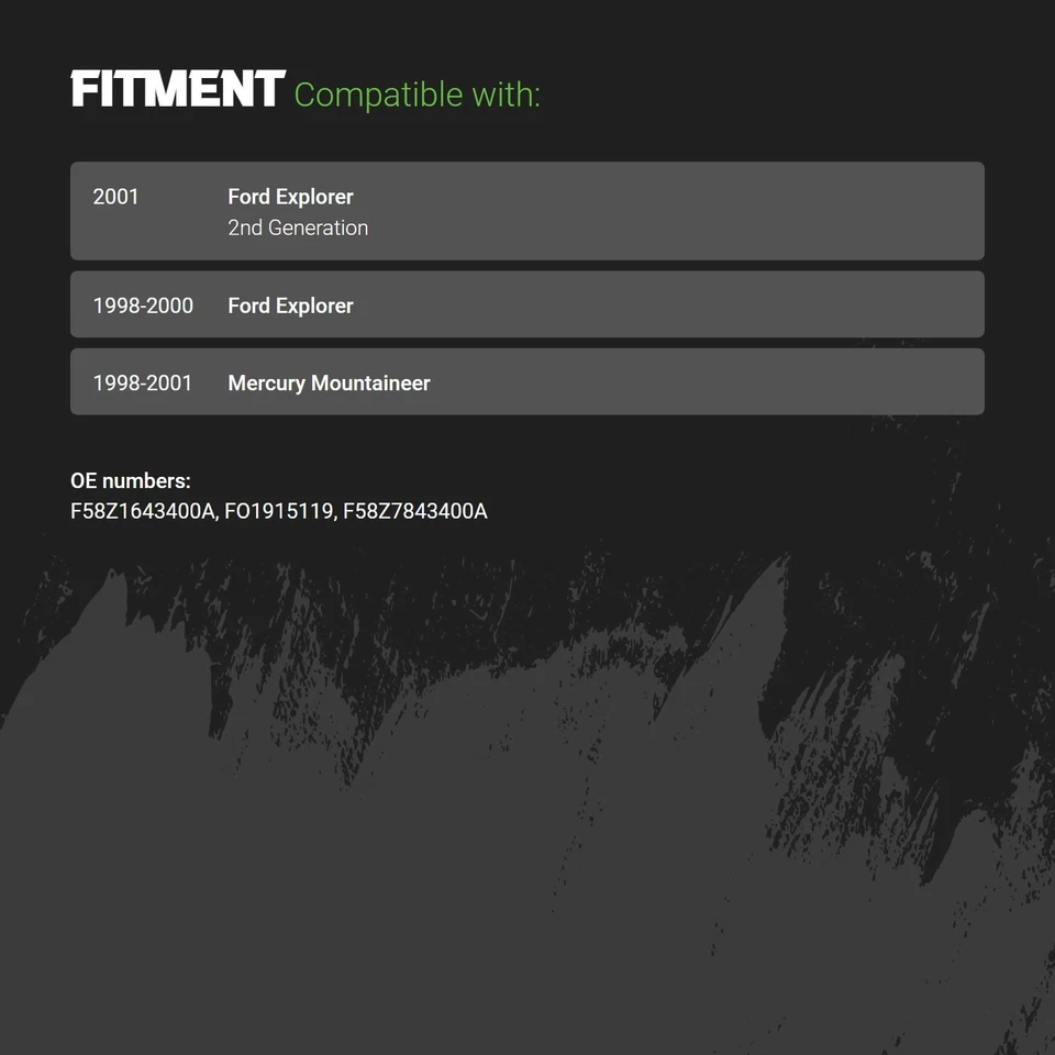 Liftgate Handle For Ford Explorer 1998-2001 Replacement Standard Line Foto 2 de 2