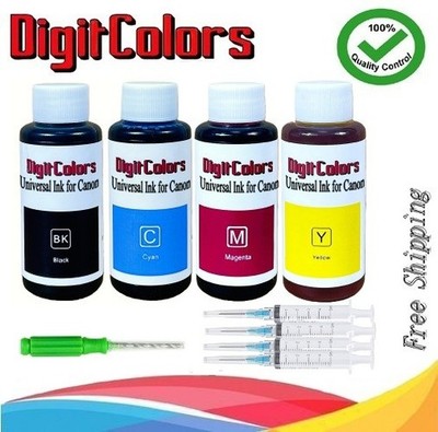 4x100ml Refill ink kit for Canon 210 211 240 241 PIXMA MG2120 MX340 MX439 MX512 