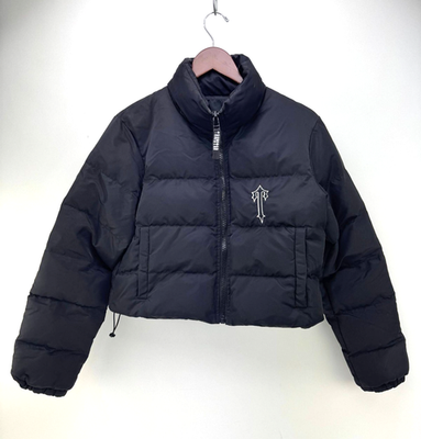 trapstar womens ダウンジャケット Trapstar Womens Black Cropped Puffer Jacket Size M | eBay