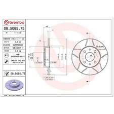 2x Bremsscheibe hinten für Fiat 500 312 C Barchetta 183 Bravo 1 182 | 26206767