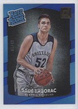 2017-18 Panini Donruss Rated Rookies Holo Blue Laser 1/49 Rade Zagorac #155 2r8