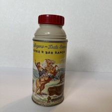 Roy Rogers and Dale Evans Double R Bar Ranch Lunchbox Thermos Vintage Pre-Owned