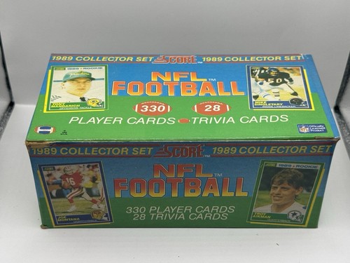 1989 Score Football Factory Set - from a case