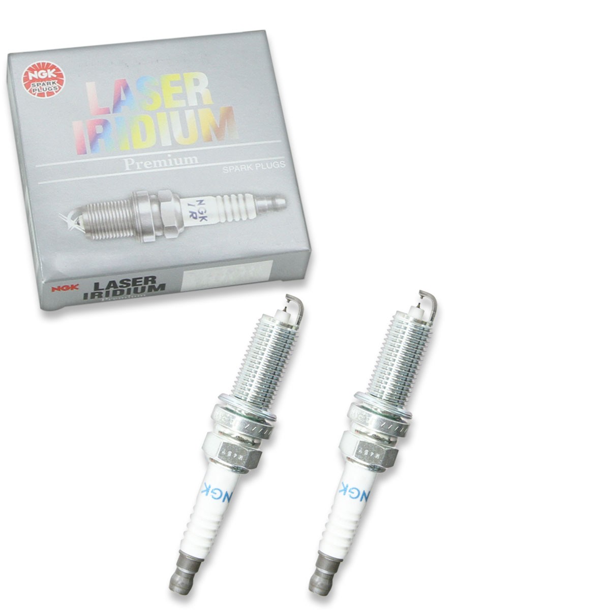 2 pc NGK 1406 DILKAR7B11 Laser Iridium Spark Plugs for XP5683DP2 XP5683 wz