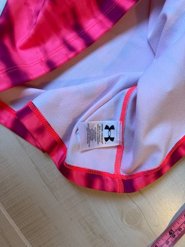 Under Armour Rosa Estampado Simulado Cuello Ajustado Equipo Frío Manga Larga Camisa Top Talla M - Imagen 4 de 6