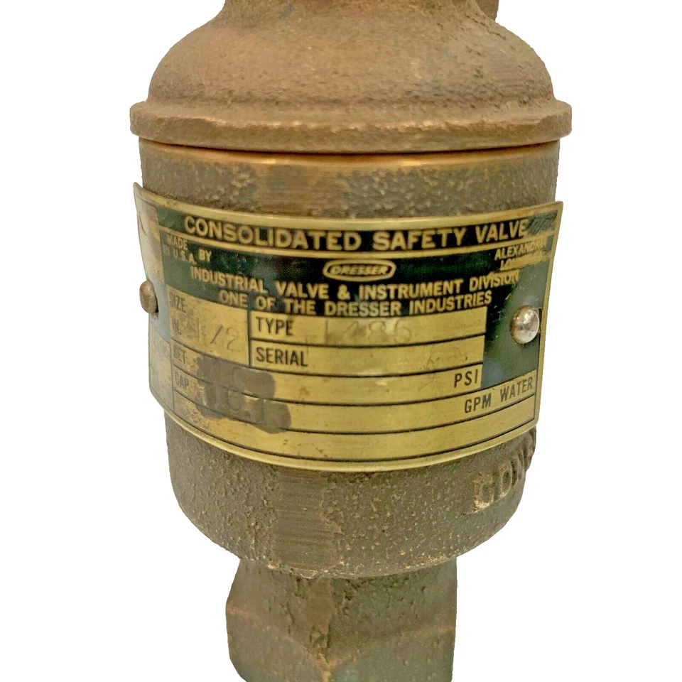 Consolidated / Dresser Model 1486 Safety Relief Valve 1/2" 140 psi  - Image 2 of 4
