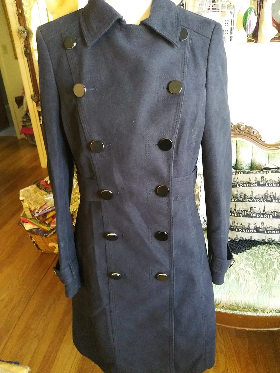Karen millen top navy coat