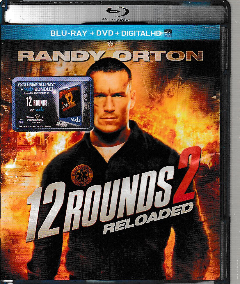 NEW 12 Rounds PART 2 Reloaded (Blu-ray Disc MOVIE 12ROUNDS TWO WWE Randy  Orton 24543274698