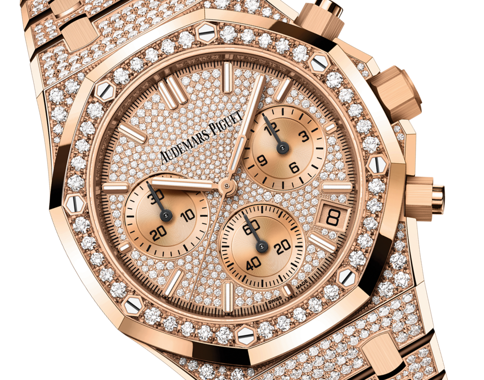 Audemars Piguet 26242OR.ZZ.1322OR.01 Royal Oak Rose Gold and Pave