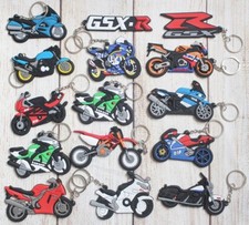 Motorbike Keyring NEW UK Seller Rubber Key Ring Moto Gp Motogp Bike