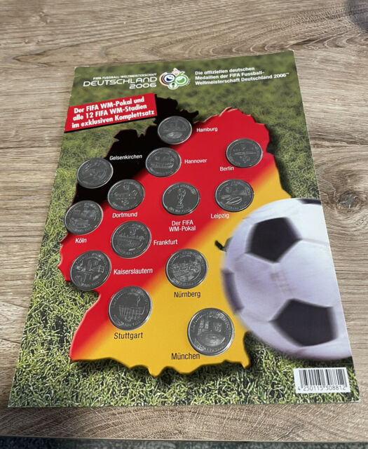 Münzen FIFA WM Komplettsatz Deutschland 2006