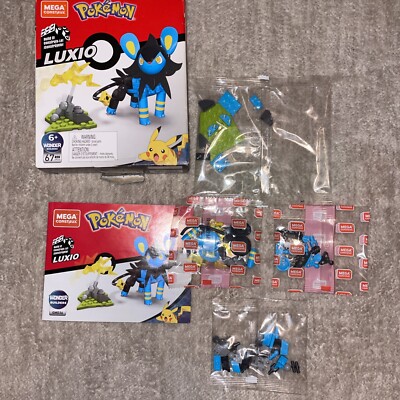 Mega Construx Pokemon Luxio Building Set-Mattel-2020-damaged Box-sealed Bags