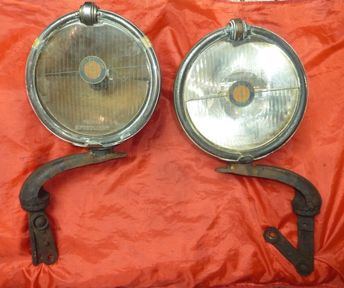 Trippe Senior Speedlight Vintage Fog Driving Lights Level Topper