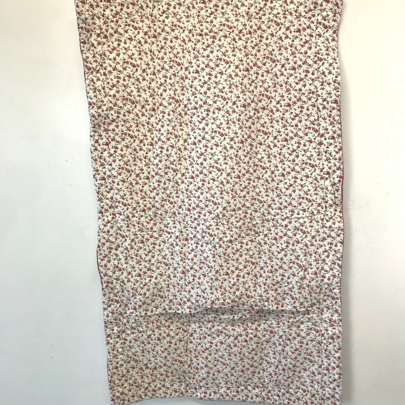 JCPenney Home 2 King Pillow Shams Patchwork Quilted Ring Red Blue K6 eBay