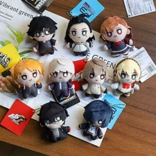 Anime Amamiya Ren Joker Doll Keychain Persona 5 Aegis Plush Toys Pendants Gift