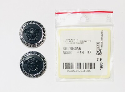Versace VE 4474U Silver/ Black Medusa Replacement Temples