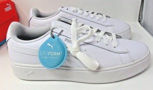 puma vikky stacked l white