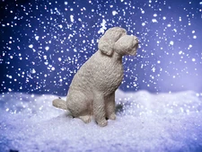 Golden Doodle Dog Scale Model Miniature Railroad Model G Scale O Scale 1 35