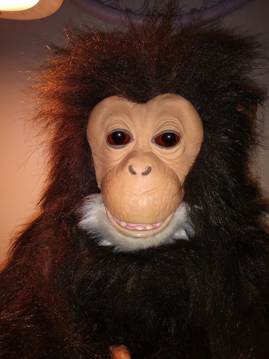 Fur Real Furreal Cuddle Chimp Chimpanzee Interactive Plush