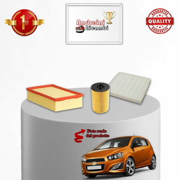 Wartungsset 3 Filter Chevrolet Aveo II 1.4 74KW 100PS Ab 2011-image