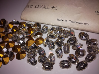 Crystal Strasssteine Glitzersteine Optima Machine Cut OVALS 10x8 mm #611 Rabatte