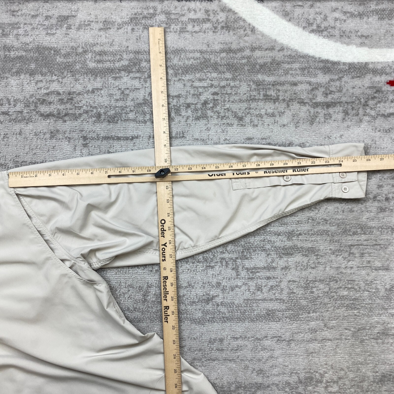 Simms Guide Series Button Up Shirt Medium Beige T… - image 13