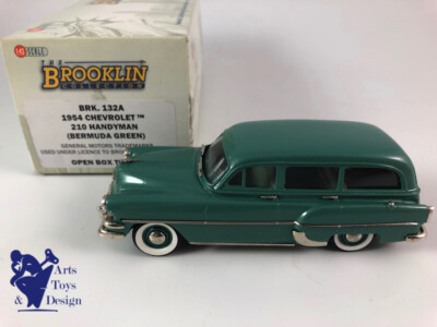 Miniature 1/43 Brooklin Chevrolet 210 Handyman 1954 – Bermuda Green – Metal Coulé