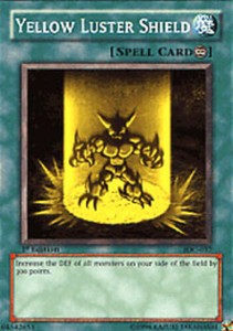Yellow Luster Shield - IOC-037 - Common - 1st Edition x3 - Lightly Played