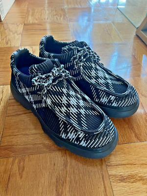 Brand New $1190 Mens Burberry Knit Platform Creeper Derby  display picture 2