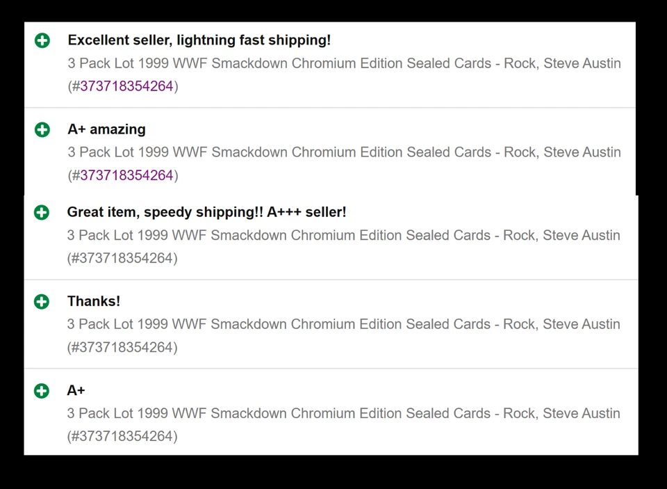 3 Pack Lot 1999 WWF Smackdown Chromium Edition Sealed Cards - Rock, Steve Austin - Image 3 of 3