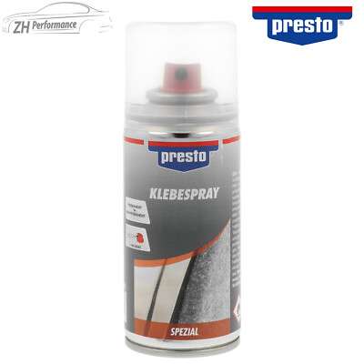 presto Klebespray Sprühkleber Klebstoff Teppich Gummi Holz Leder Metall 150 ml