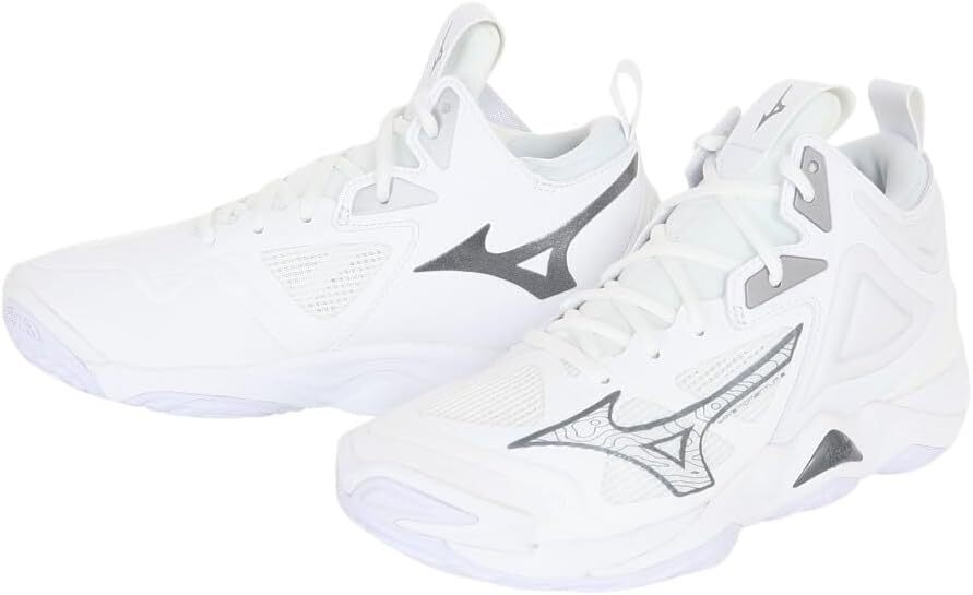 ミズノ　WAVE MOMENTUM3 28cm Mizuno Wave Momentum 3 Mid Unisex Volleyball Shoes