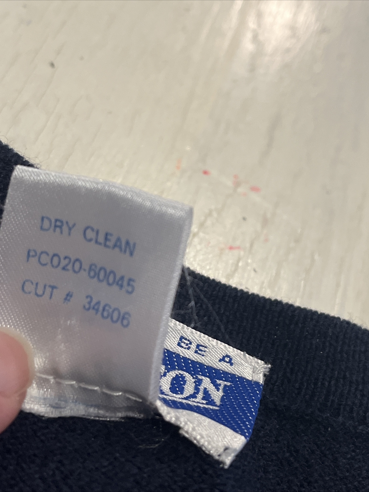 Vtg Pendleton Petite Button Down Navy Blue Sweate… - image 7