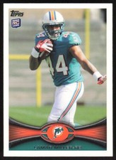 2012 Topps Lamar Miller RC #242 Miami Dolphins