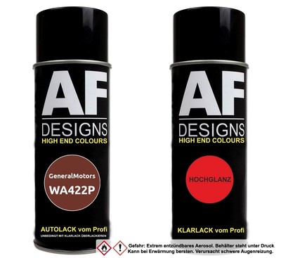 Spraydose für GeneralMotors WA422P Brick Basislack Klarlack Sprühdose 400ml