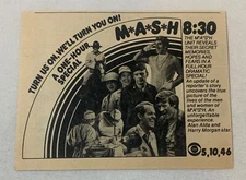 1978 CBS tv ad~ M*A*S*H unit reveals their secret memories ~ mash