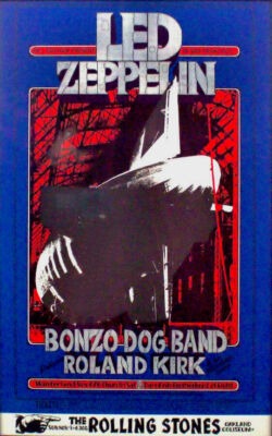 LED ZEPPELIN 1969 NORTH AMERICA TOUR WINTERLAND 3rd PRINTING