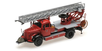 1:43 Minichamps Mercedes L3500 Dl17 1950 Pompieri Feuerwehr Bensheim 439350080 M