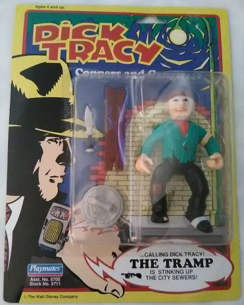 Dick Tracy Coppers And Gangsters THE TRAMP Action Figure 1990 NEW