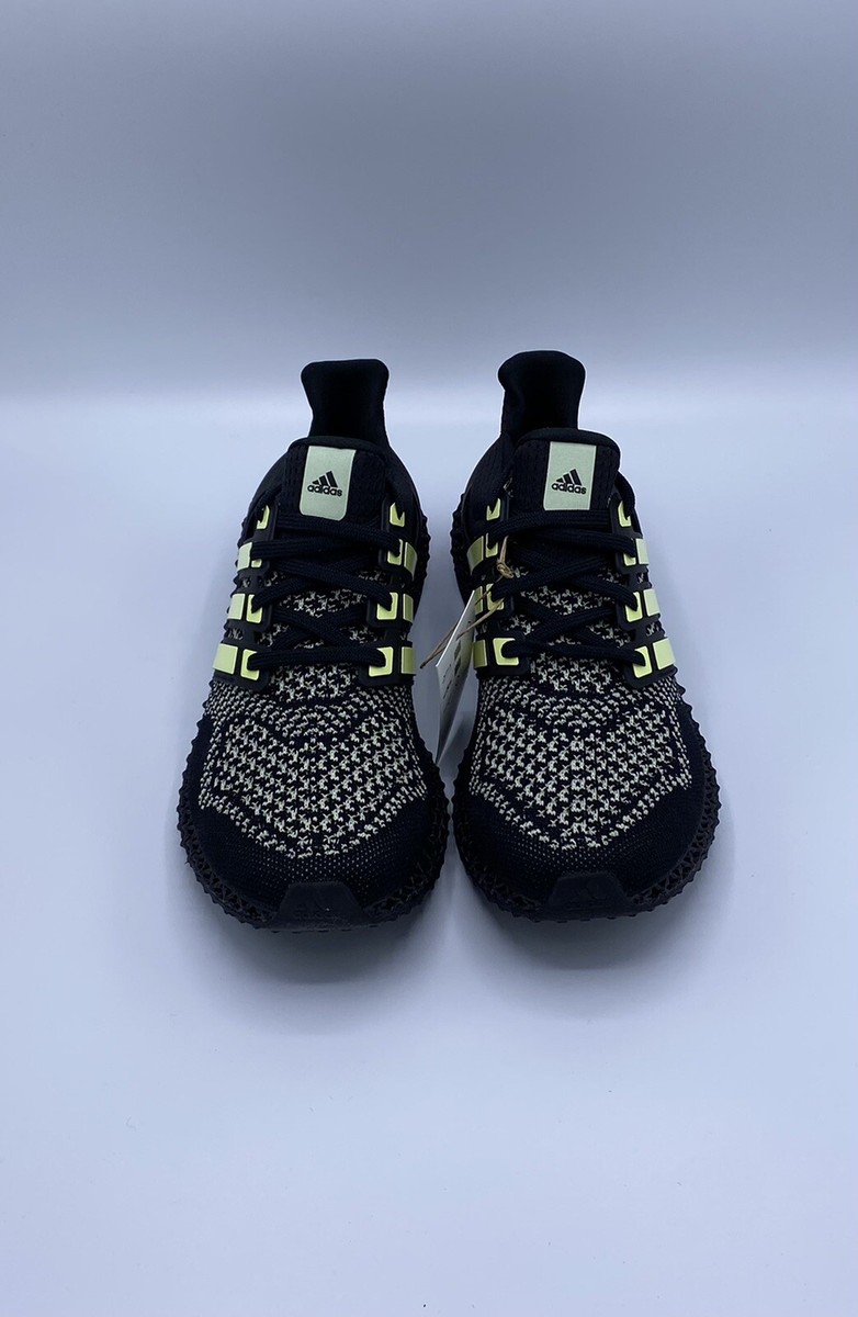 6M / 7W‎ - [NEW] adidas Ultra 4D Men\'s Running Shoes GZ4499 MSRP $220 adidas Ultra 4D Black Almost Lime for Sale | Authenticity  main image 3