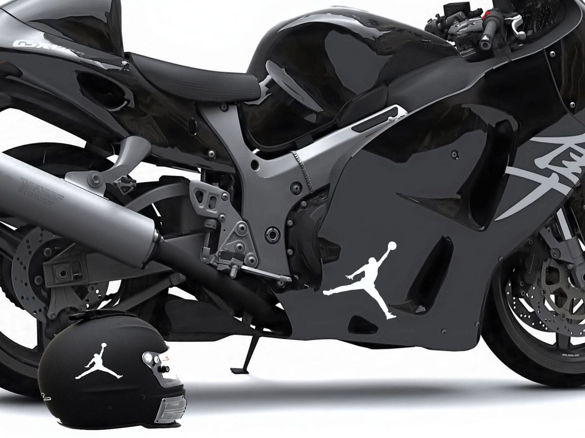 Jordan decals motorcycle discount