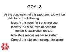 TRENCH RESCUE AWARENESS PPT TRAINING PRESENTATION NFPA COMPLIANT
